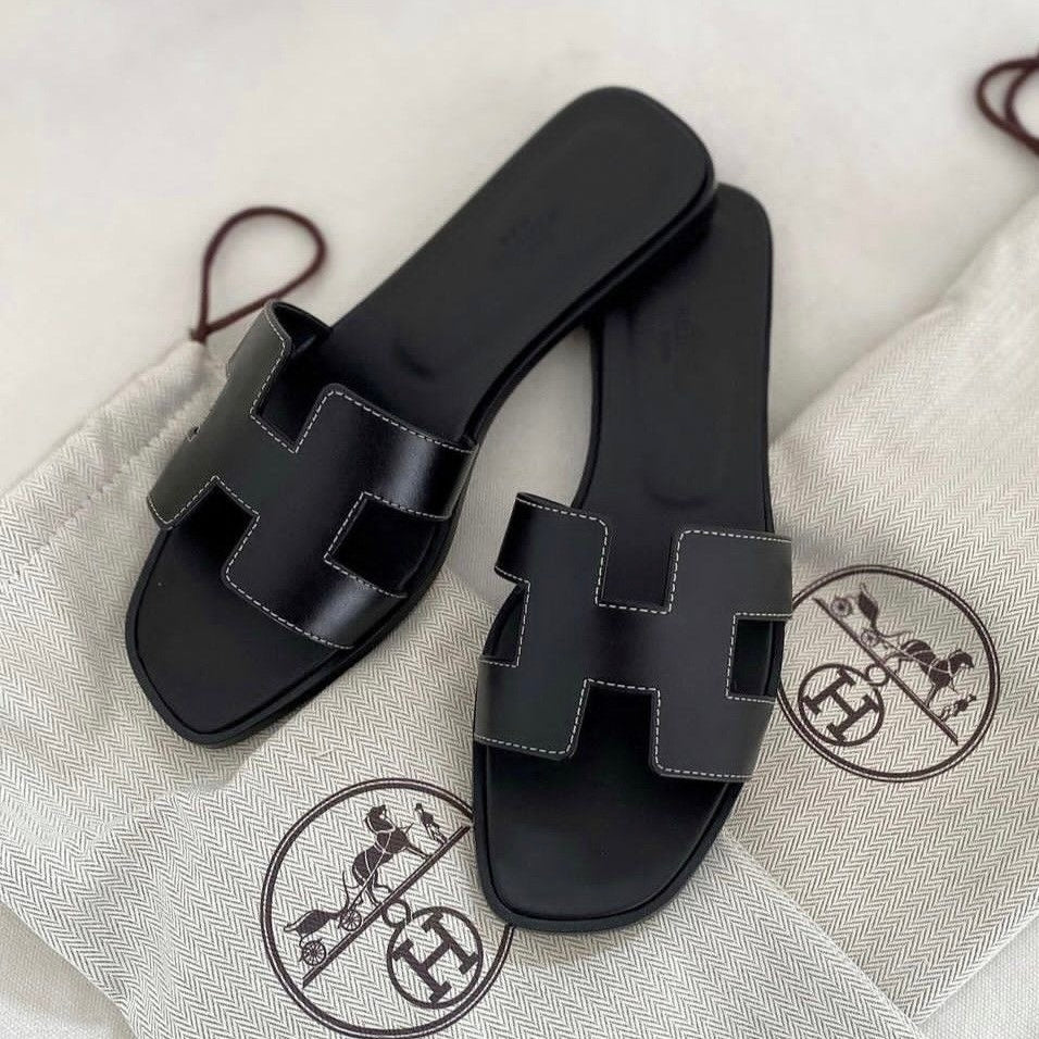 Claquette Hermès noir