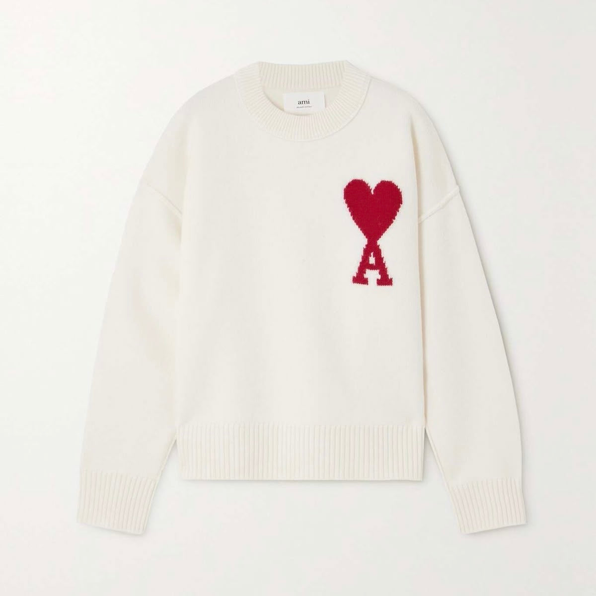 Pull Ami Paris blanc