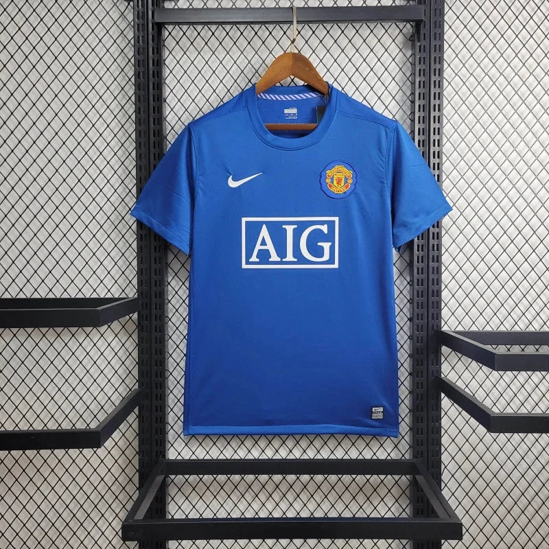 Maillot Manchester United retro 2008/09 bleu