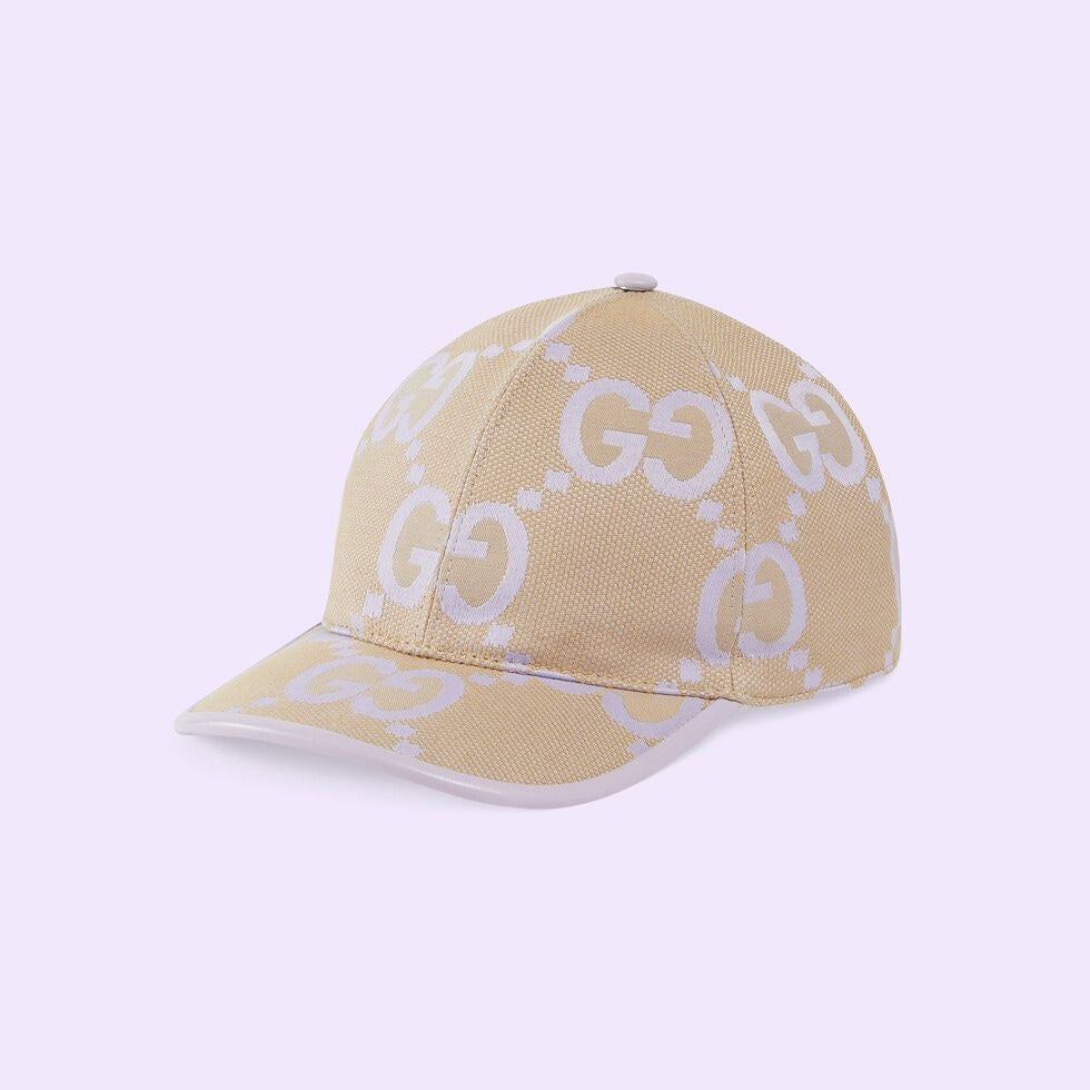 Casquette Gucci violette GG jumbo
