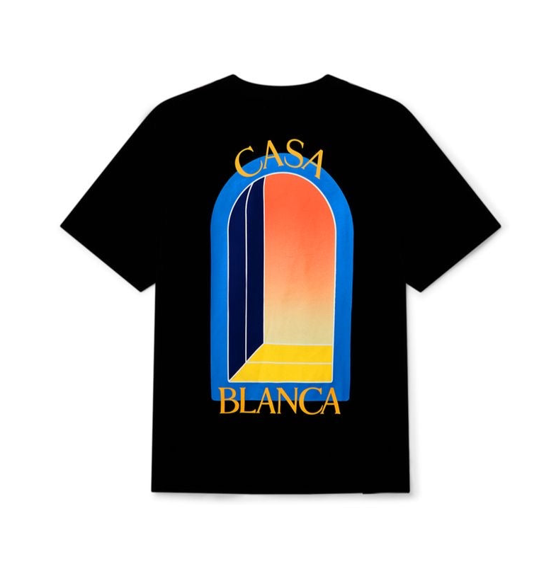 T-shirt Casablanca noir