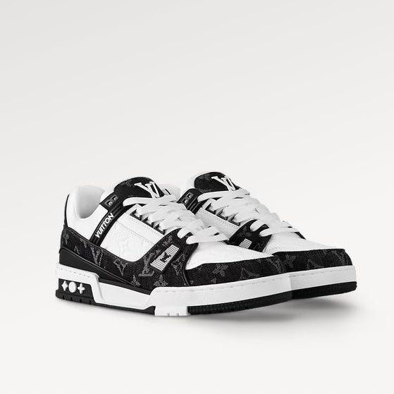 LV trainers noir et blanc