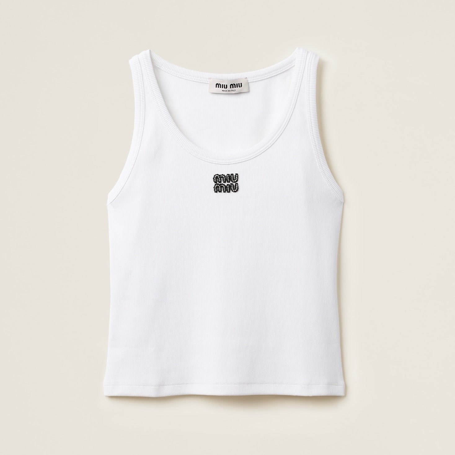 Débardeur MiuMiu blanc